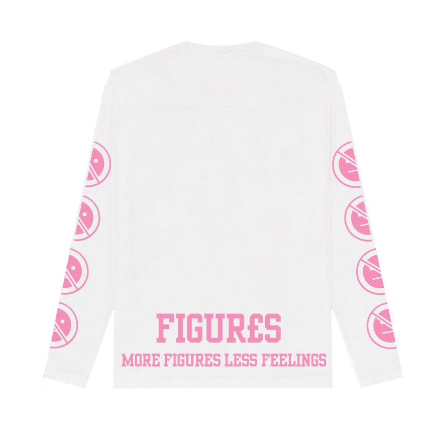 FIGUR£S Over Feelings Pink & White Tee