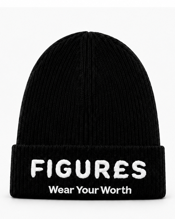 TRIPLE BLACK FIGUR£S BEANIE